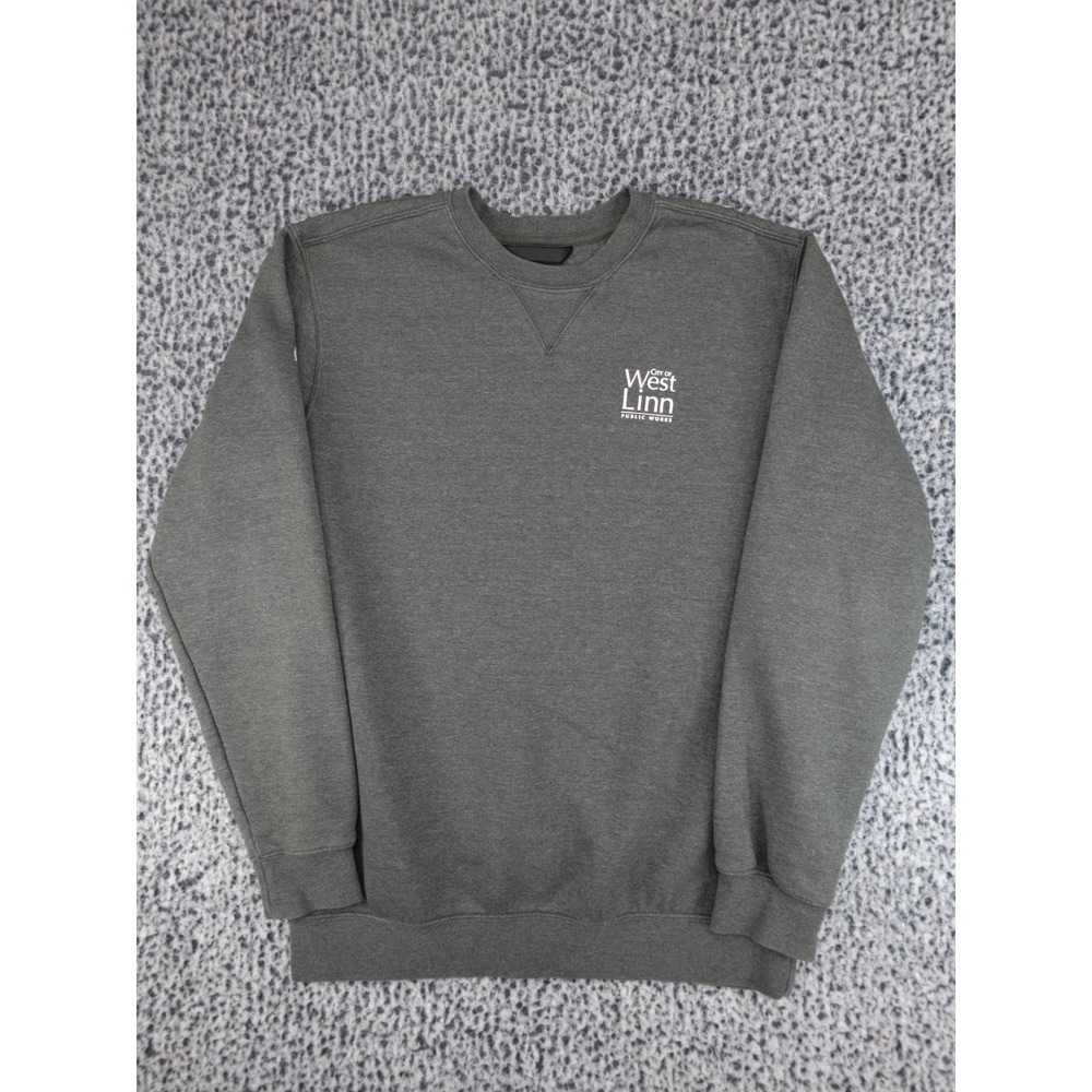 Carhartt TS0124-M Loose Fit Crewneck Sweatshirt Mens Medium Charcoal Grey K124